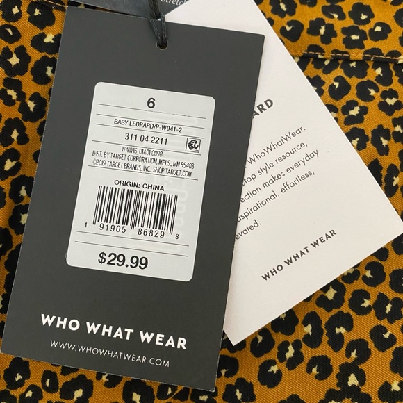 Who What Wear Baby cheetah print pants - Picture 4 of 4